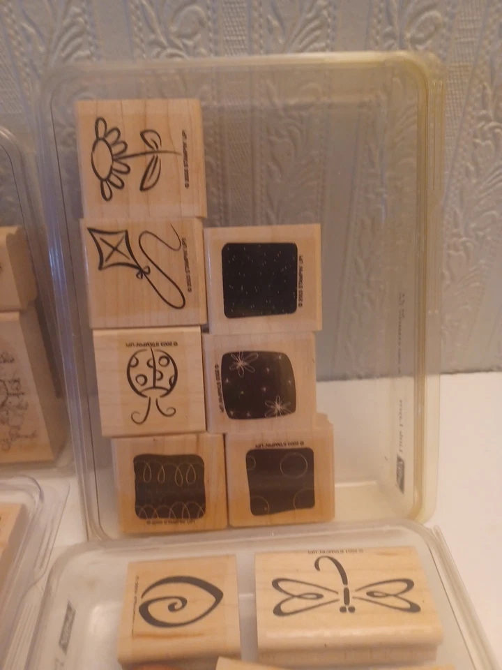 Lote de 4 juegos de estampillas estampadas Foto 4 de 4