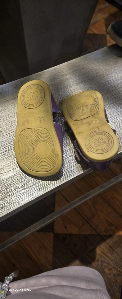 Zapatos morados Livie & Luca Mary Jane para niños pequeños 8C Foto 4 de 4