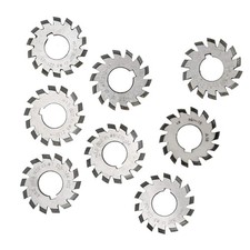 HSS Tooling Kit with Eight Involute Gears Designed for Accurate Cutting