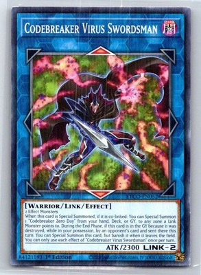 Codebreaker Virus Swordsman ETCO-EN052 Eternity Code Yu-Gi-Oh LP