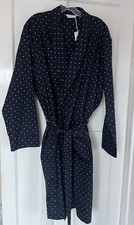 LOVELY MARKS & SPENCER MAN'S PURE COTTON DRESSING GOWN - SIZE MEDIUM - NEW