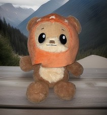 Mattel Ewok Star Wars Plush Stuffed Animal Orange Hood 10" Inches NWOT