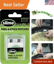 Effortless Bike Tube Repair with 6 Self-Adhesive Patches & Scuffer Kit