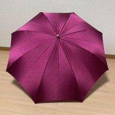 Christian Dior Magenta Folding Umbrella with Logo Used item For Woman Japan