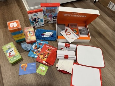 Huge Osmo Lot: Hot Wheels Mindracers, Pizza Co., Math Wizard, etc. 