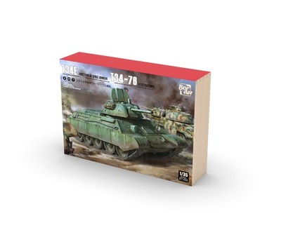 Border BT-009 1/35 T34E FIRST TYPE OF SPACE ARMOR T34-76 2IN1 WOODED BOX LIMITED