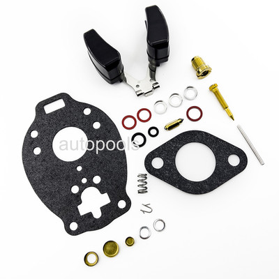 Fits For Allis Chalmers Carburetor Rebuild Kit w/Float B, C, CA, D14, D15, WC,WD