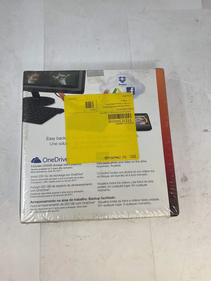 SEAGATE BACKUP PLUS 2TB DESKTOP STORAGE STDT2000100 - NEW - Image 3 of 3