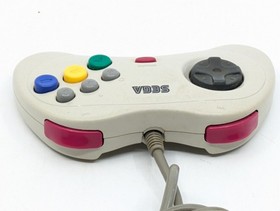 Sega Saturn White HST-3220 NTSC-J Japan Tested w/ FIGHTERS MEGAMIX