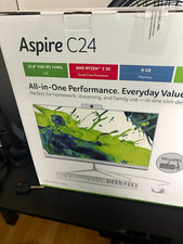 Acer Aspire C24 23.8" All-in-One Ryzen 3 5300U 8GB RAM 512GB SSD Win11 White