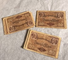 Set 36 Pieces Banknotes Germany Reichsbanknote- 20 Mark 1914 Good Condition