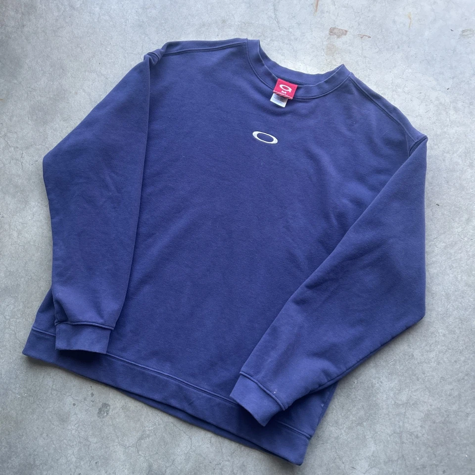Sudadera Oakley Software Vintage Años 90 Logo Central MEDIANA Bordada ULTRA RARA Foto 2 de 4