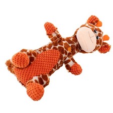 Chien mâtain jouet girafe forme de sons en peluche pour l'ennui divertissement