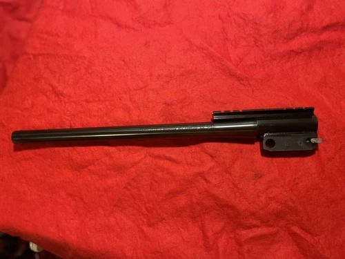 Rare Thompson Center Encore 22LR 15” Handgun Barrel W/ Scope Base - product listing photo