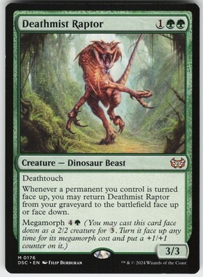 DEATHMIST RAPTOR 176 MYTHIC NEAR MINT