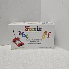 Sizzix Fun Serif Lowercase Alphabet Die Cut C...