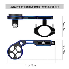 Computer Mount Adjustable Out Front Bike Handlebar Mount Holder ZWHZ