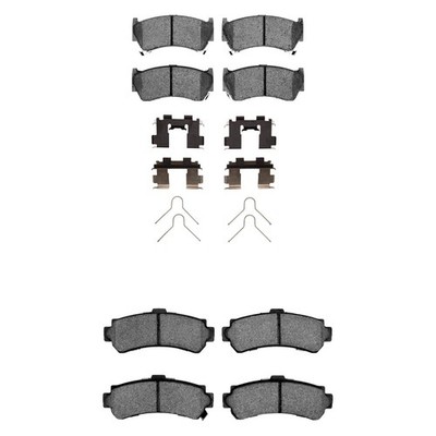 For Nissan Sentra 95-99 R1 Concepts Optimum OEp Front & Rear Brake Pad Set
