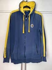 Official Fenerbahce Football Full Zip Hoodie, Mens XL, Istanbul, Turkiye