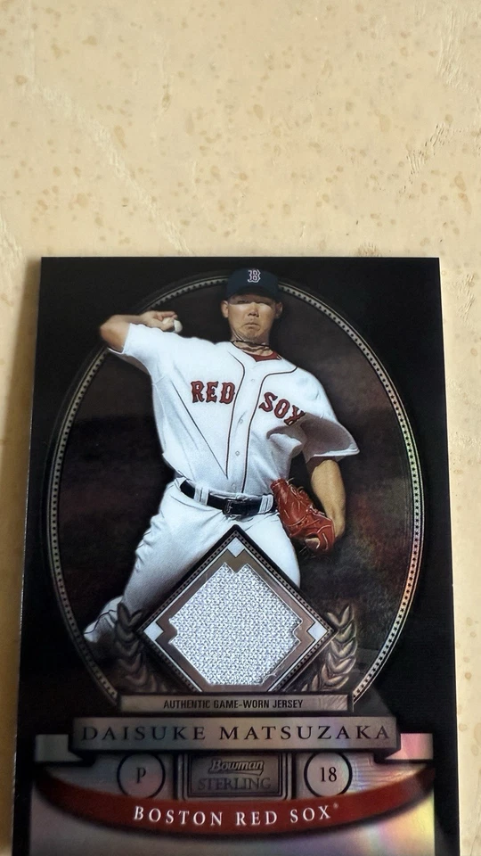Bowman Sterling Daisuke Matsuzaka 2008 #BS-DM refractor negro 20/25 (MEM) Foto 2 de 4