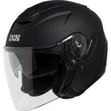 Casco Jet IXS Fibra di Vetro iXS92 FG 1.0 Nero Opaco Taglia S