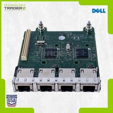 LOT OF 2 FM487 Dell Broadcom 5720 4-Ports 1000Base-T 1Gbps PCI-E Daughter Card