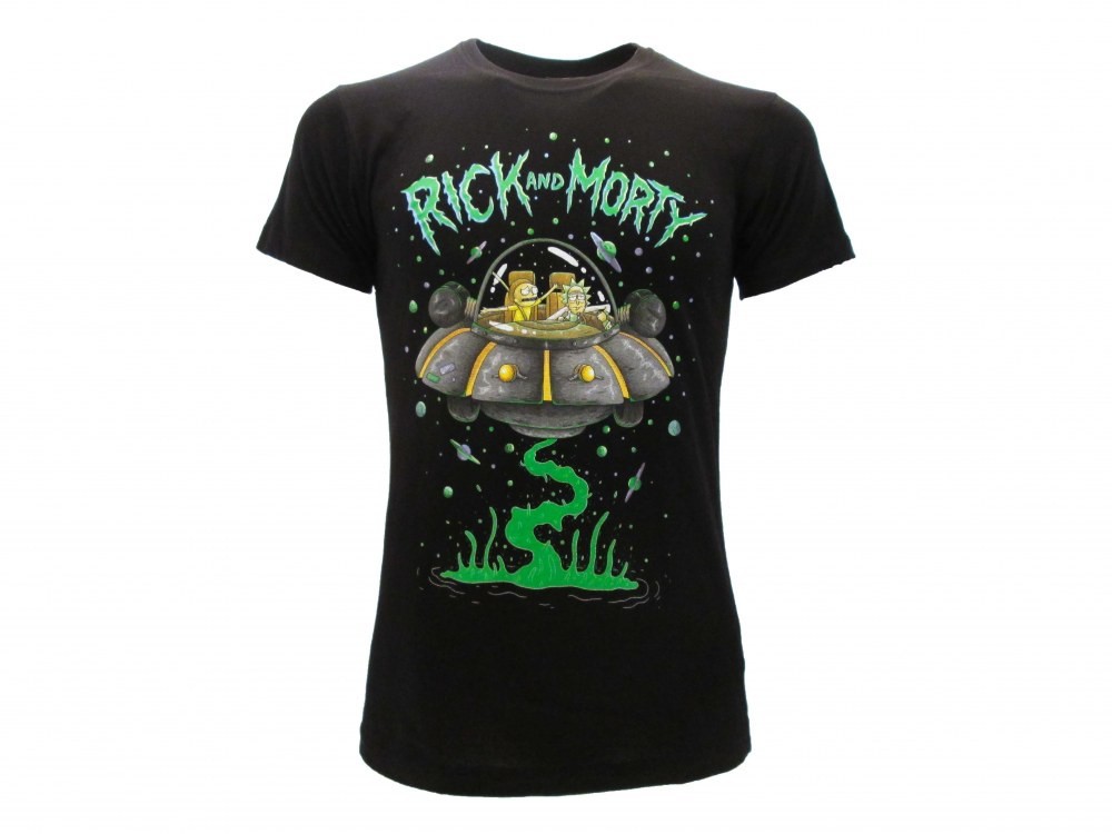 RICK And MORTY Raumschiff Laserstrahl Weltraum T-SHIRT Shirt 5190₽