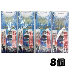 Shrimp Sabiki Fishing Rig No. 6 8 Sets Multi-species Bait 4cm/1.6in