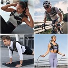 Zeerun Weighted Vest For Women Men Reflective Stripe And Adjustable Buckle