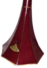 EDISON FIRESIDE AND GEM CYLINDER PHONOGRAPH 19" RED HORN