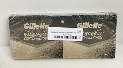 3 PACK 100 Pc GILLETTE WILKINSON SWORD RAZOR BLADES double edge 300 TOTAL U55B