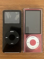 Apple iPod Nano Lot of 2 for Parts Repair 5th gen red special ed.  1st gen