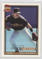 1991 Topps Factory Set Collector's Edition (Tiffany) Wally Backman #722 0j0