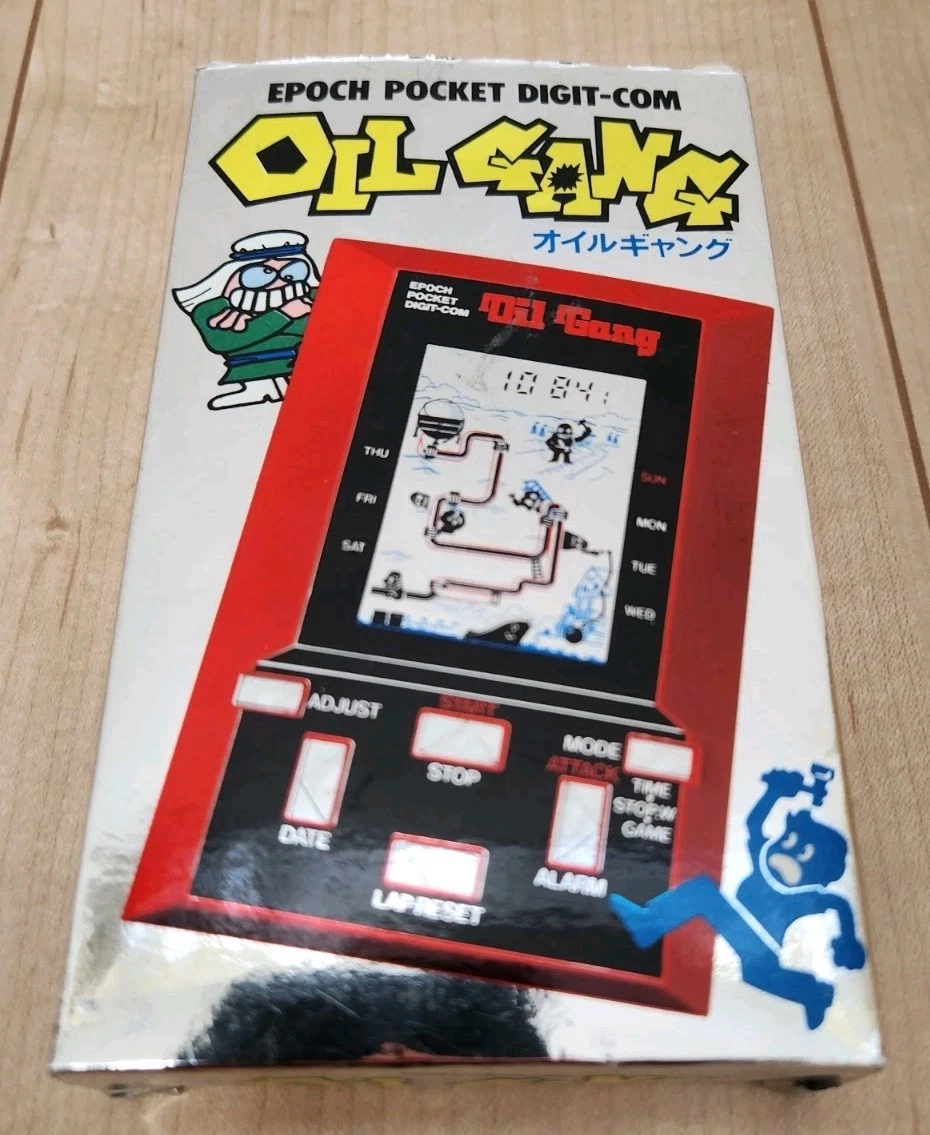Vintage Epoch GAME AND & WATCH Oil Gang 1981 Japan Rare Retro Game TESTED WORKS