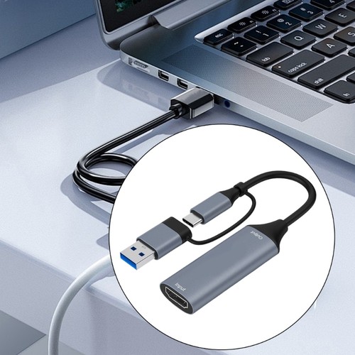 Video Capture Card USB+Type C to HDTV USB Video Capture Device Convert Digital - Photo 7/10