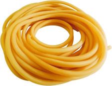 Natural Latex Rubber Tubing,3mm 1/8" ID x 6mm 1/4" OD 1 Meter Surgical Tubing