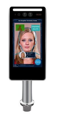 Enersound ACP-150-H 1080P Temp Kiosk 7'' Face Recognition Access Control w/stand