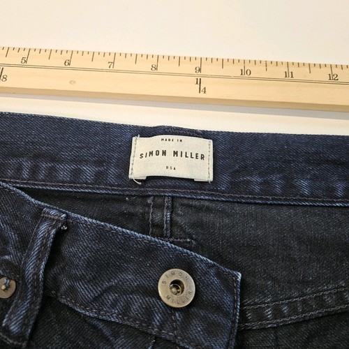Simon Miller Pilot Jeans Slim Fit Blue Mens Size 33 x 34 - Picture 7 of 8
