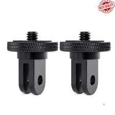 Camera Tripod Mount for Gopro Adapter, 2Pcs 1/4-20 Screw Conversion Adapter for