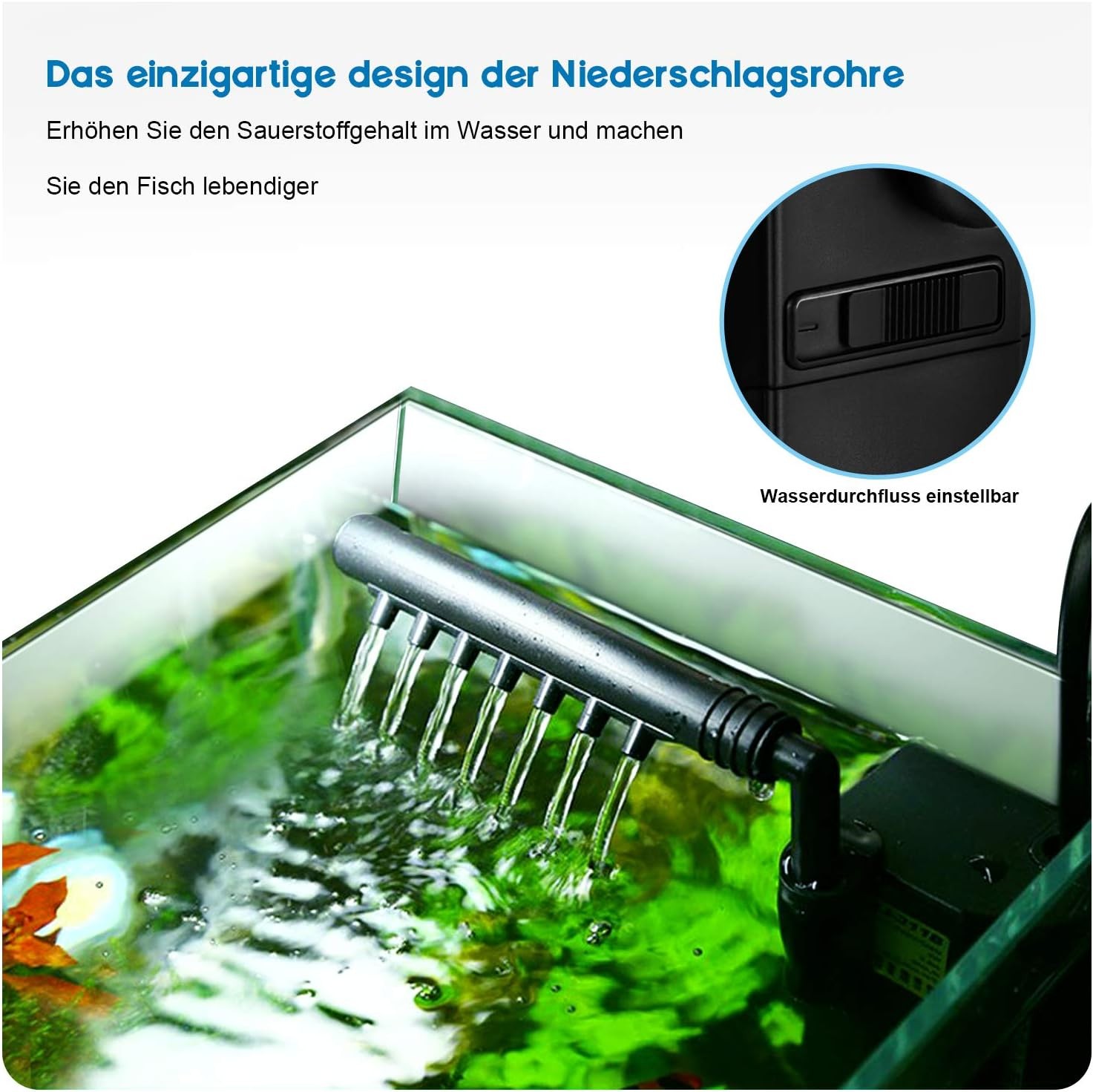 Filtro interno per acquario 300/450 L/h foto 5