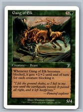 Magic The Gathering 7th Edition Gang of Elk #247/350 MTG TCG CCG Seventh