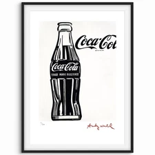 Andy Warhol Signed - Cola Bottle - Certificate. 