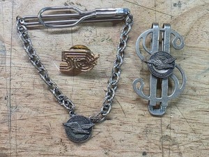 Pratt & Whitney money clip / tie clasp / 50th anniversary pin
