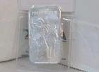 Silver Vintage Prospector 1oz Bar Classic Rare Mule Compass Sextant Miner donkey