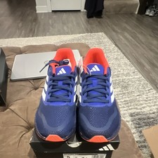 adidas Runfalcon 5 J Unisex Kids Sneakers Blue/Orange/White US 5 JQ4486