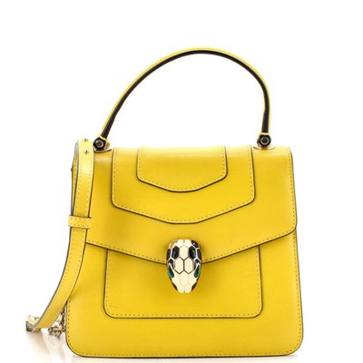 Bvlgari Serpenti Forever Top Handle Bag Leather Small