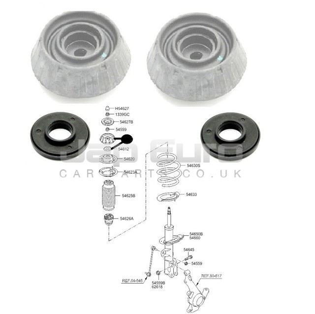 HYUNDAI i10 0714 FRONT SHOCK ABSORBER TOP STRUT MOUNTING & BEARING