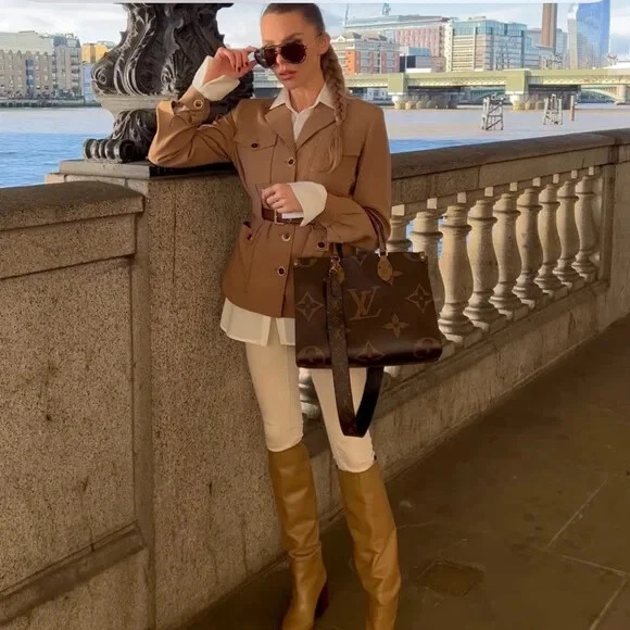 Stivali alti beige zara sale