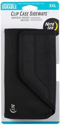 Nite Ize Clip Case Sideways Universal Rugged Holster, XXL - Black