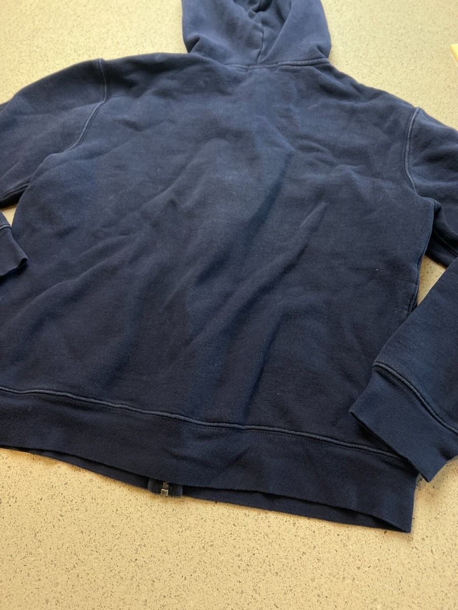 Polo Ralph Lauren ネイビー フード付き M Polo Ralph Lauren Mens Navy Blue Wind Breaker Nylon Jacket